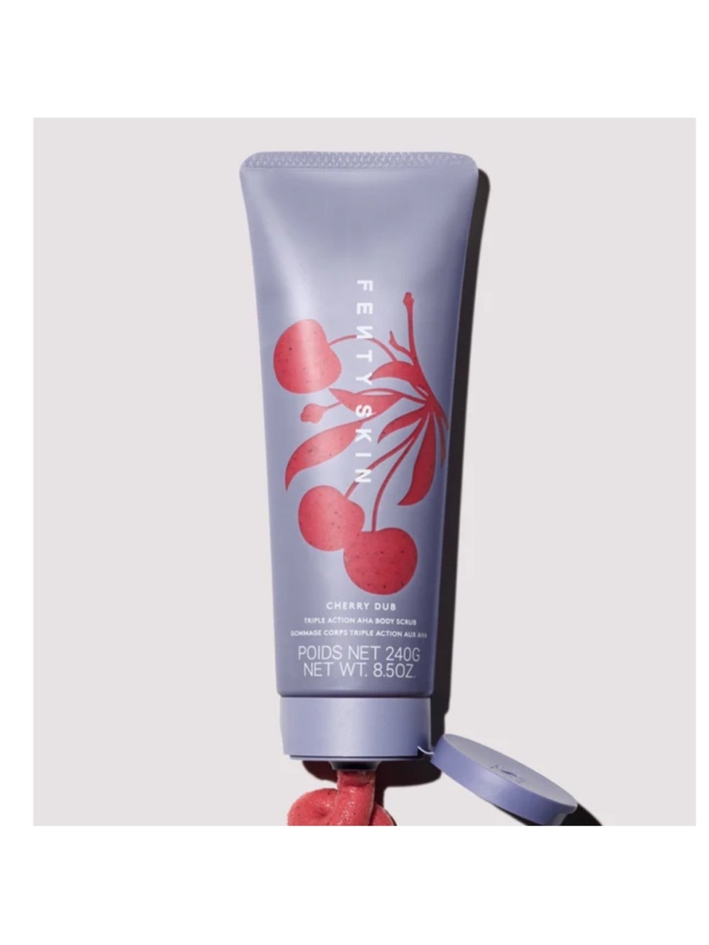 Fenty Skin Cherry Dub Triple Action AHA Body Scrub. NEW